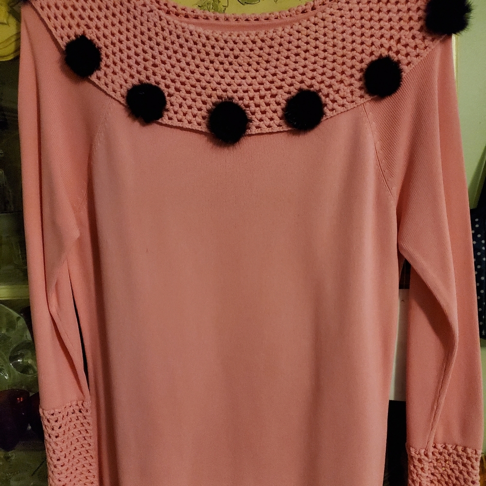 Pink sweater